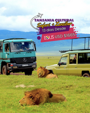 Cargar imagen en el visor de la galería, TANZANIA CULTURAL+SAFARI &amp; ZANZÍBAR